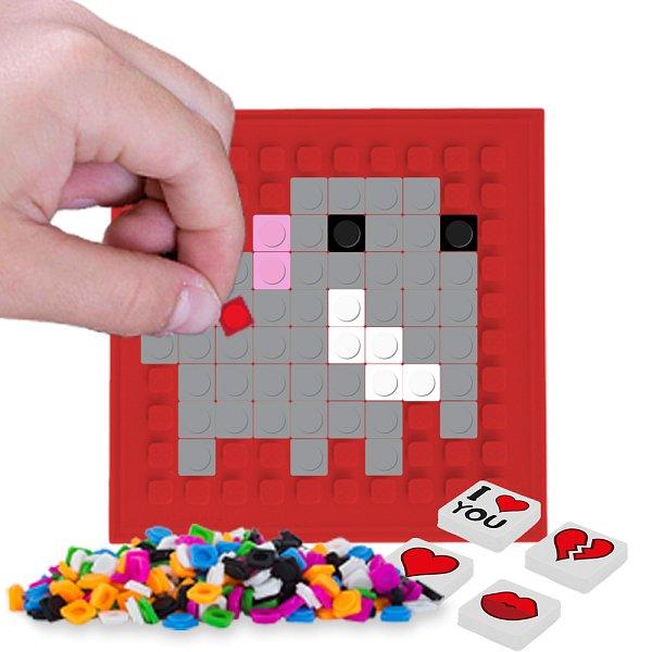 PIXIE CREW mozaikový panel červený čtverec