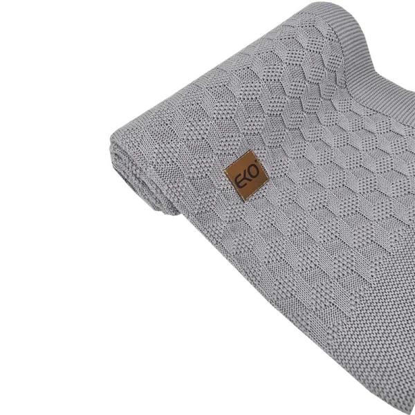 EKO Deka bambusová světle šedá 80x100cm (obrázek 3)