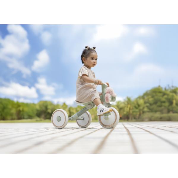 Globber dětské odrážedlo tříkolové - Learning Trike 2in1 PLUS Ecologic Pistachio (obrázek 11)