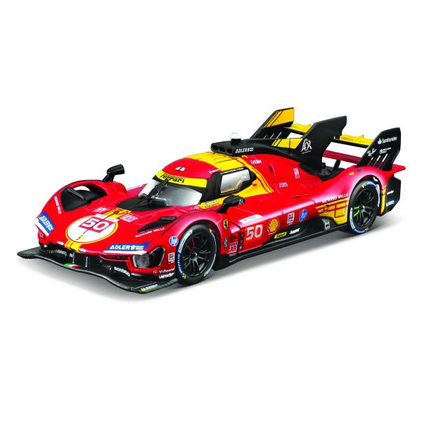 Bburago 1:43 Ferrari Racing 499P č.50- 24H Le Mans Champion 2024