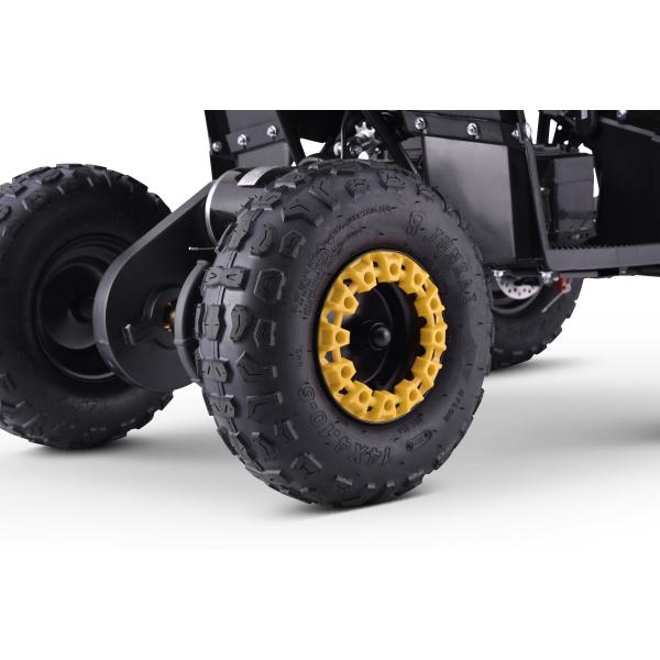 Elektrická čtyřkolka pro děti Beneo Motors ESCAPE-Electric žlutá – 800W