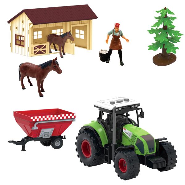 FARM SERVICE - Hrací set farma 10 ks se světly a zvuky