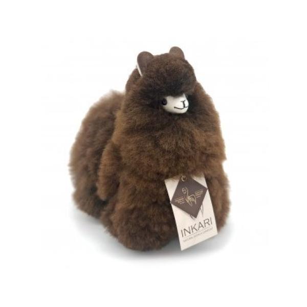 INKARI Plyšová hračka Alpaca Small Chocolate 23cm