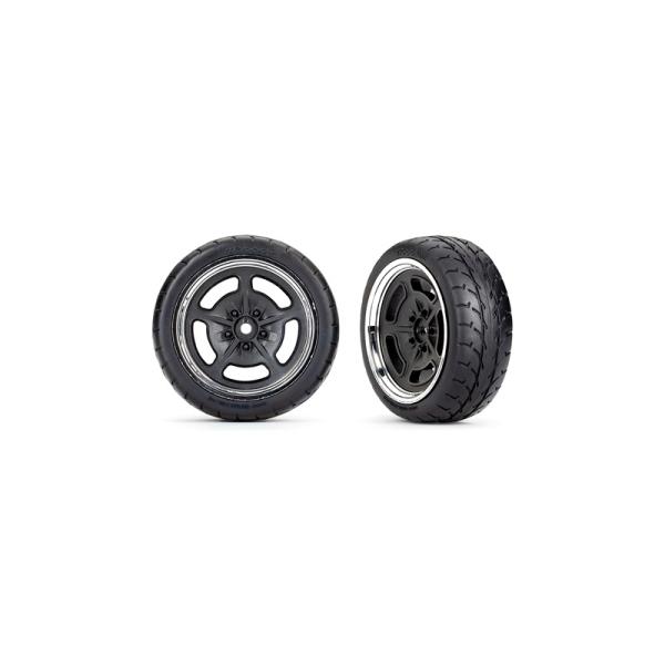 Traxxas koleso 1.9", disk chómovaný, pneu Reponse (predné) (2)