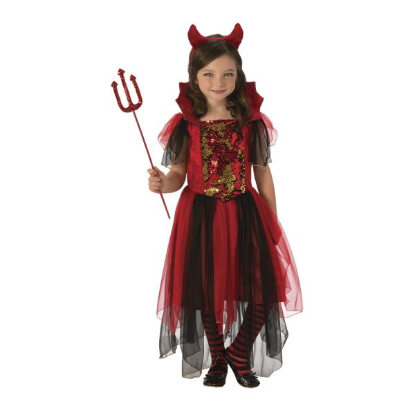 Disfraz infantil de diablita talla (110-122cm)