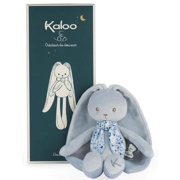 Kaloo Plyšový zajac s dlhými ušami modrý Lapinoo 25 cm