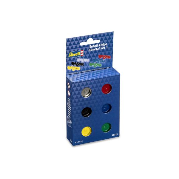 Sada barev Email Color 32213 - General Set 1 - Gloss (6 x 14ml)