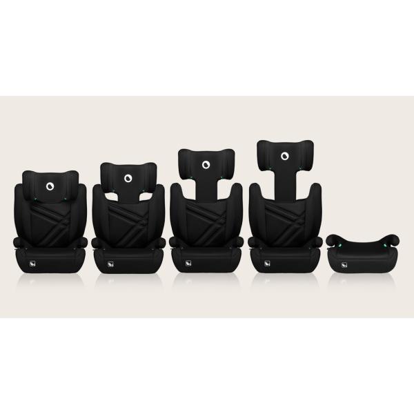 Lionelo Autosedačka Hugo i-Size (100-150 cm) Black Carbon (obrázek 4)