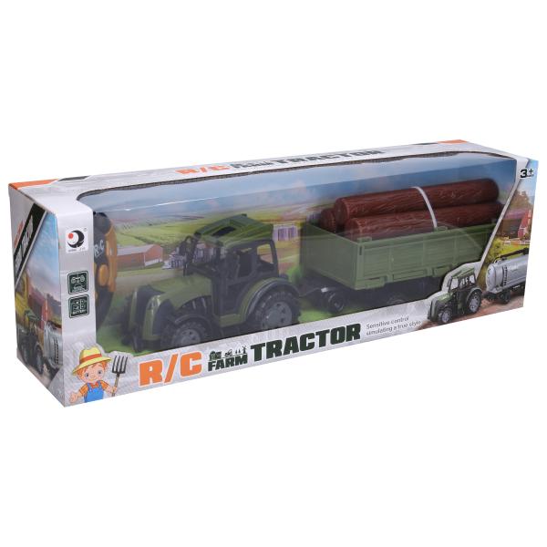 Traktor s vlečkou RC na dálkové ovládání 46 cm