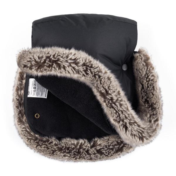PETITE&MARS Rukávník / rukavice Furry Forever Black (obrázek 2)