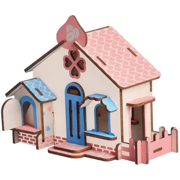 Woodcraft Drevené 3D puzzle Čokoládový dom