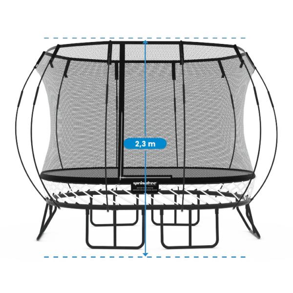 Springfree Trampoline® Compact Oval (O47) Trampolína s ochrannou sítí, 180 × 275 cm (obrázek 5)