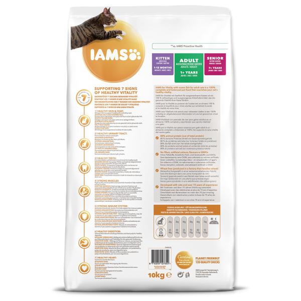 IAMS Cat Adult Ocean Fish 10kg (obrázek 3)