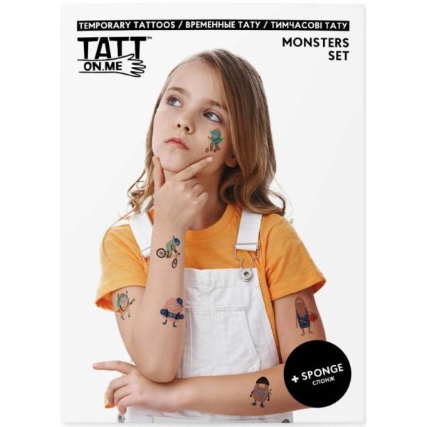 TATTonMe Tetovačky pro děti Příšerky sada