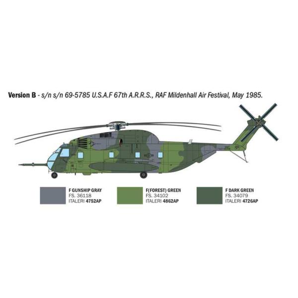 Model Kit vrtulník 91035 - HH-53C "Jolly Green Giant" (1:72) (obrázek 5)