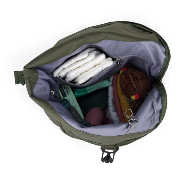 Petite&Mars Batoh přebalovací na kočárek Jackob Military Green (obrázek 7)
