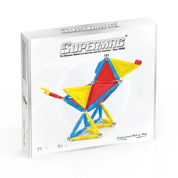 SUPERMAG magnetická stavebnice Life&nature 71ks
