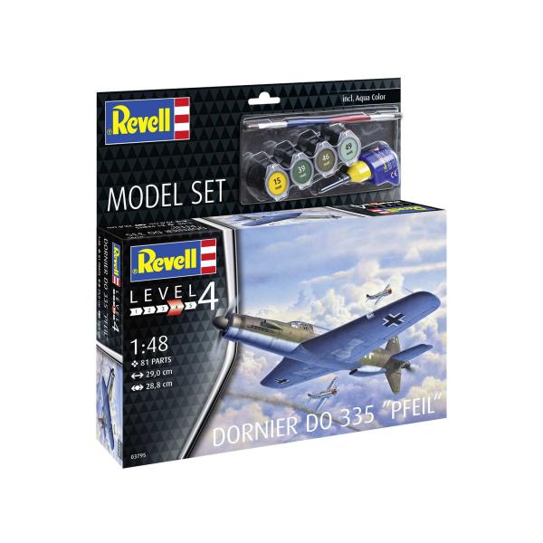 ModelSet letadlo 63795 - Do335 Pfeil (1:48)