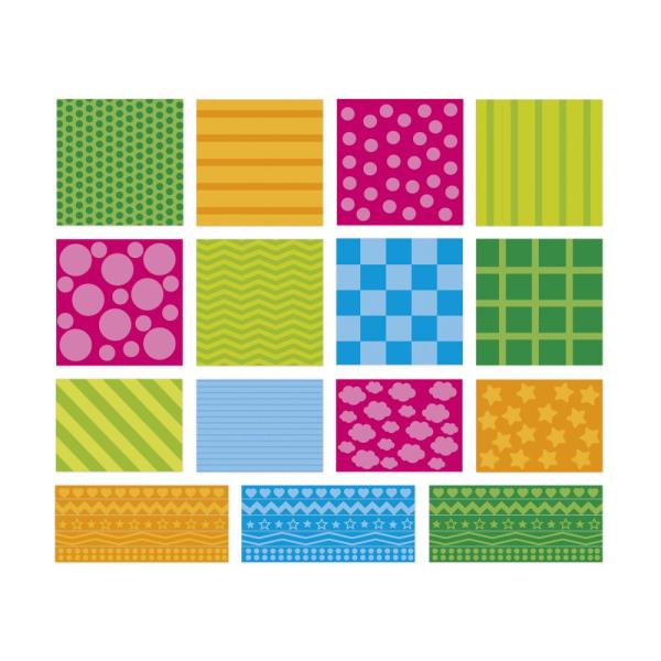 Janod Stickers Samolepky Geometrické tvary 150 ks (obrázek 6)