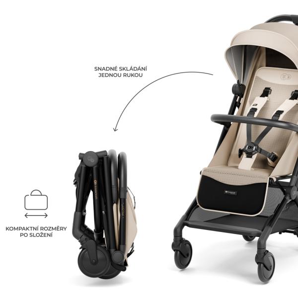 KINDERKRAFT SELECT Kočárek sportovní Pilot 2 Beige (obrázek 3)