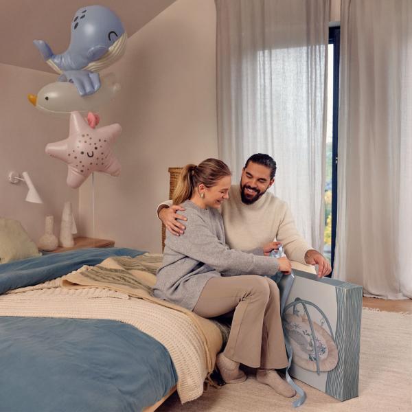 KINDERKRAFT Deka hrací s hrazdičkou Cozyplay Nordic Breeze (obrázek 4)