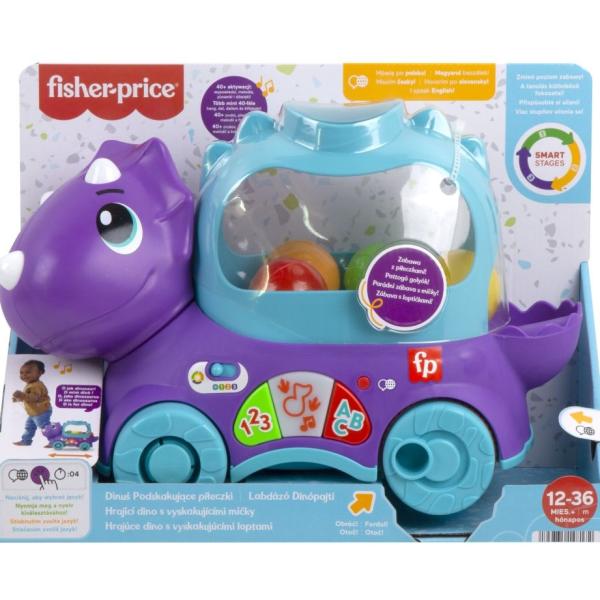 Fisher Price Hrající dino s vyskakujícími míči CZ/SK/ENG/HU/PL (obrázek 3)
