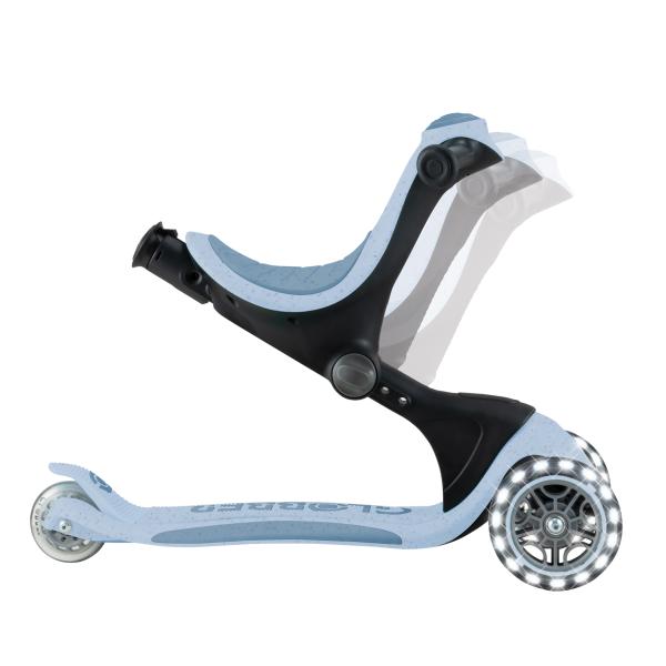 Globber koloběžka Go Up deluxe lights ecologic 360 ° blueberry (obrázek 6)