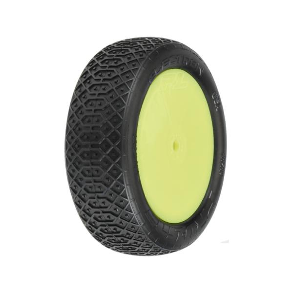 Pro-Line koleso 2.2", pneu Electron MC 2WD Buggy, disk Velocity H12 žltý - predný (2)