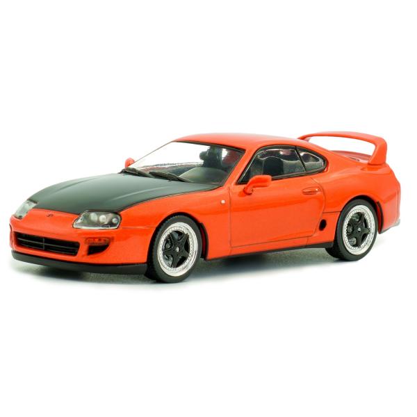 1:43 TOYOTA SUPRA MK.4 ORANGE CUSTOM 2001