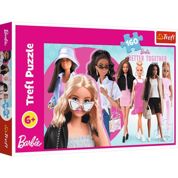 Trefl Puzzle 160 dílků - Barbie a její svět