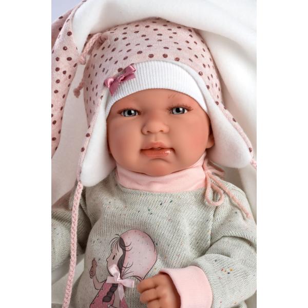 Llorens M844-60 oblečení pro panenku NEW BORN velikost 43-44 cm (obrázek 6)