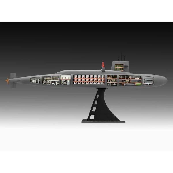 Plastic ModelKit ponorka 05185 - S.S.B. Abraham Lincoln with Interior (1:253) (obrázek 5)