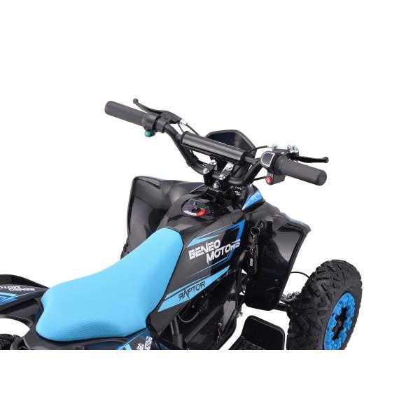 Elektrická čtyřkolka pro děti Beneo Motors Raptor modrá - 800W (obrázek 10)