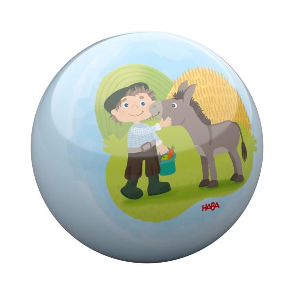 Haba Detská lopta na hranie Farma 14 cm