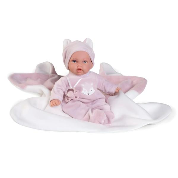 Antonio Juan 12439 PETIT - realistická panenka s měkkým látkovým tělem - 27 cm