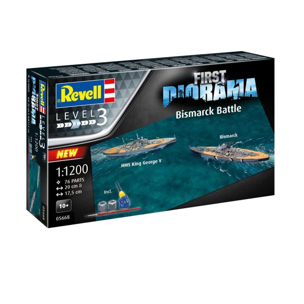 Gift-Set lodě 05668 - Bismarck Battle (1:1200)