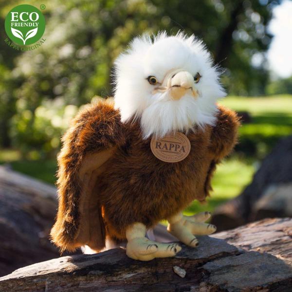 Plyšový pták orel stojící, 24 cm, ECO-FRIENDLY (obrázek 4)
