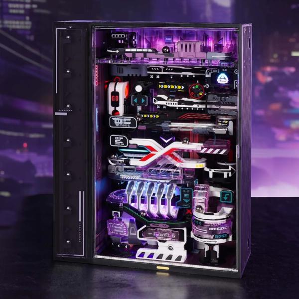 RoboTime 3D mechanická skládačka kuličkové dráhy Město budoucnosti