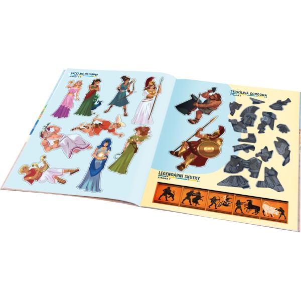 Místo Řecko – Hledej a hádej se samolepkami