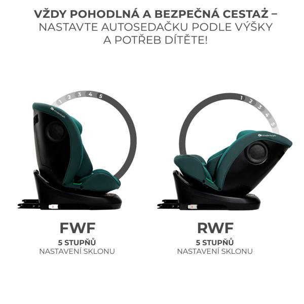 KINDERKRAFT Autosedačka I-Grow I-size 40-150 cm Modrá (obrázek 7)