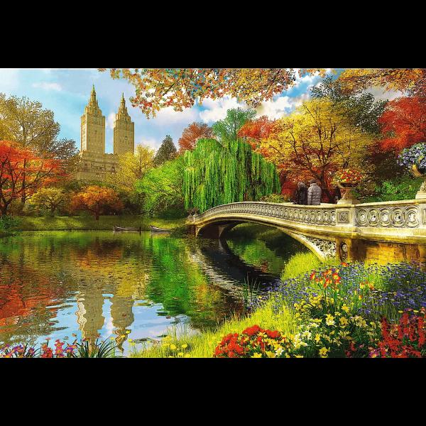 Trefl Dřevěné puzzle 501 – Central Park, Manhattan