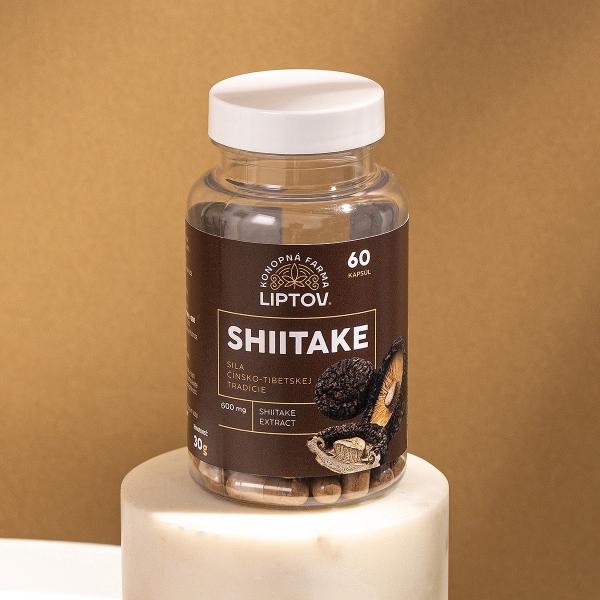 Shiitake 60 kapslí (600mg extraktu / kapsle)