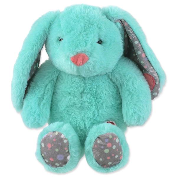 Hračka Dog Fantasy Cuddle Zajíček s tlukoucím srdcem tyrkysová 29cm (obrázek 7)