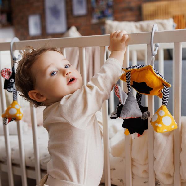BABYONO Hračka závěsná kontrastní kolotoč Mouse 0 m+ (obrázek 3)