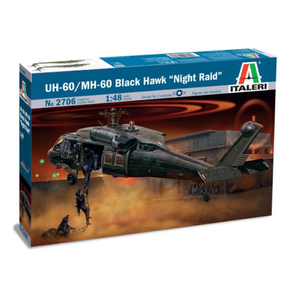 Model Kit vrtulník 2706 - UH-60 / MH-60 "NIGHT RAID" (1:48)