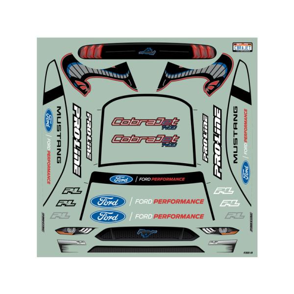 Pro-Line karosérie 1:16 21 Mustang Cobra Jet nenabarvená: Losi Mini Drag (obrázek 7)