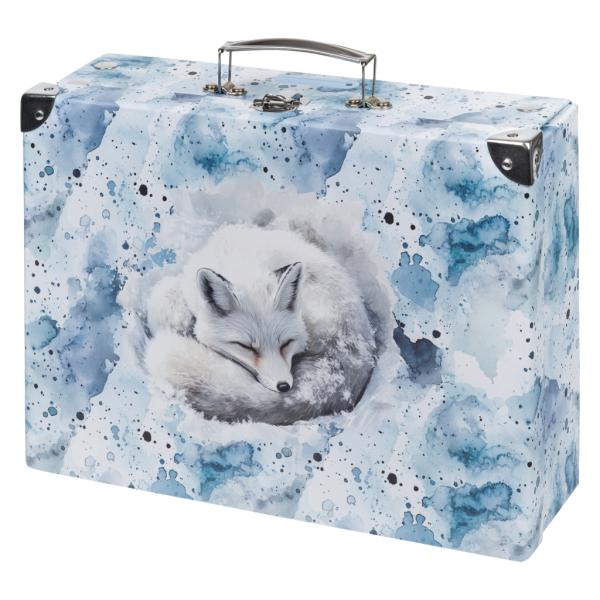 BAAGL Skladací školský kufrík Polar s kovaním