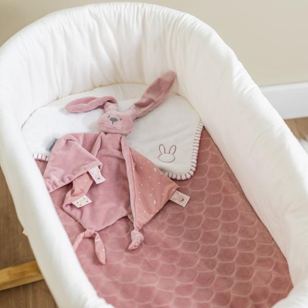 Nattou Deka Lapidou starorůžová/bílá 75×100 cm