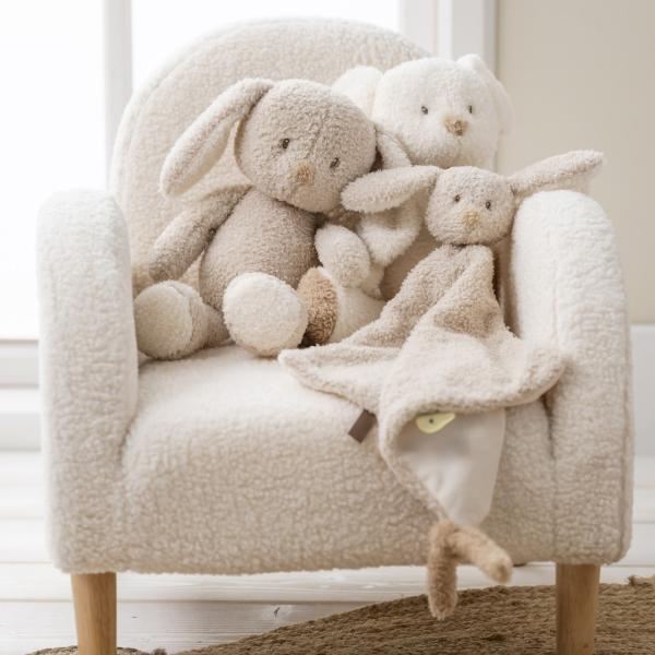 NATTOU Mazlíček plyšový maxi Teddy zajíček 28 x 28 cm, 0m+ (obrázek 6)