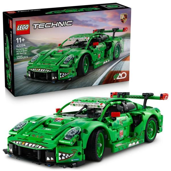LEGO® Technic 42224 Coche Porsche 911 GT3 R REXY AO Racing